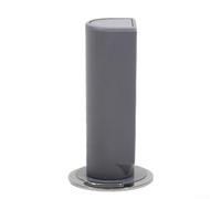 Fermaporta magnetico per pavimento, senza trapano, invisibile, ponderato, con base ultra sottile da 1,7 mm, silenzioso, morbido, per casa, ufficio, cucina, bagno, uso interno, (grigio)