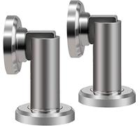 Fermaporta magnetico per porta, confezione da 2 pezzi, in acciaio INOX resistente, supporto per porta, moderno da parete/terra