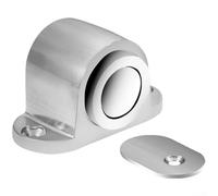 Fermaporta magnetico per tenere le porte aperte o chiuse e prevenire danni alla parete, progettato per l'uso in varie stanze con struttura in lega di zinco (argento)