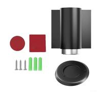 Fermaporta magnetico per uso a pavimento in ambienti interni per fissare le porte aperte e prevenire chiusure guidate dal vento (nero)