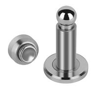 Fermaporta magnetico regolabile in altezza, fermaporta magnetico, supporto per porta in acciaio inox con montaggio a parete e pavimento