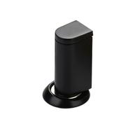 Fermaporta magnetico, resistente, antivento, da pavimento, con magnete nascosto, senza trapano o montaggio a vite, per casa, ufficio, camera da letto, grigio canna di fucile