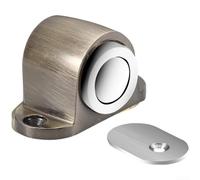 Fermaporta magnetico resistente progettato per l'uso in varie stanze per tenere le porte aperte o chiuse, per una costruzione durevole in lega di zinco per un uso a lungo termine (bronzo)