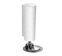 Fermaporta magnetico, senza trapano, 9,6 x 4 cm, in metallo, per montaggio a parete, design decorativo, per camera da letto, bagno, soggiorno, casa