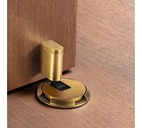 Fermaporta magnetico sicuro per la famiglia, design regolabile con bordi lisci per ridurre al minimo il rischio di lesioni, adatto per porte pesanti e telai stretti (nero)