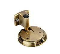 Fermaporta Magnetico Terlina Porta Da Letto Senza Punzonatura Metal Camera Stenda A Soffitto per Porte Interne(Yellow bronze)