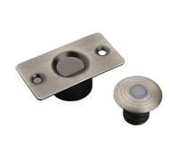 Fermaporta magnetico ultra sottile, fermaporta invisibile da pavimento con aspirazione automatica, nero(Green bronze)