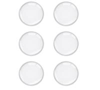 Fermaporta Maniglia Trasparente, 6 pezzi, Antiurto in Gomma, Fermaporta Paraurti da Parete, Fermaporta Maniglia Trasparenti Rotondi in Gomma, per Porte, Camera da Letto, Cucina e Bagno, 40 * 8MM