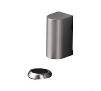 Fermaporta meccanico a vuoto, invisibile e anti-vento, per camera da letto, robusta struttura in lega di zinco (grigio chiaro)