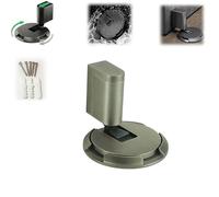 Fermaporta meccanico con altezza regolabile, senza punzonatura, design meccanico non magnetico, dotato di colla 3M e viti, anti-collisione, silenzioso (bronzo)
