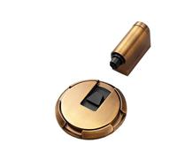 Fermaporta meccanico for fermaporta da 1 pezzo Fermaporte Magnetici | Supporto for porta regolabile Adesivo senza perforazione Hardware for porte di mobili(Yellow bronze)