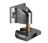 Fermaporta montato a pavimento - Supporto per porta silenzioso in lega di zinco con chiusura meccanica a | Fermaporta resistente per interni, soggiorno, cucina, garage, appartamento, ingresso, h