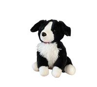 Fermaporta morbido per cani Collie in tessuto nero bianco fermaporta novità a...