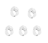 Fermaporta, non perforato, maniglia for porte e finestre, cuscinetto in silicone silenzioso, ammortizzatore for pareti, decorazione for la casa Per Porte(5PC-A-transparent)