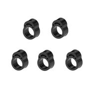 Fermaporta, non perforato, maniglia for porte e finestre, cuscinetto in silicone silenzioso, ammortizzatore for pareti, decorazione for la casa Per Porte(5PC-A-black)