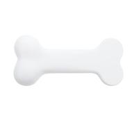 Fermaporta Osso Cane Silenzioso senza Fori in PVC Bianco | Design Luminoso, Forma Osso Creativa, Stabile e Antiscivolo, Mantiene Aperta la Porta Angolo Adatto