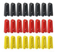 Fermaporta paraurti per ridurre al minimo gli impatti improvvisi e abbassare i livelli di rumore quando si chiudono le porte rapidamente o sotto forza (tre colori 4 pezzi)