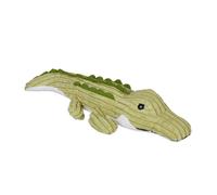 Relaxdays Fermaporta a Pupazzo Coccodrillo Pesante, Animali Ferma Porta da Pavimento, Peso Sabbia, 8 x 45 x 16 cm, Verde