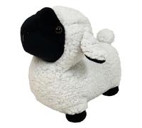 Fermaporta Pecora Viso Nero Morbido Bianco Fermaporta Casa Ufficio Regalo Ani...
