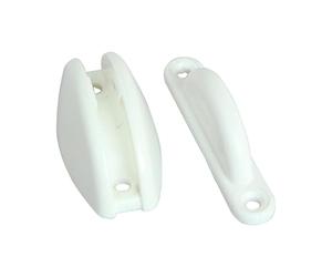 Fermaporta per camper, attrito a molla, supporto di fissaggio in nylon, di fissaggio a parete esterna 5 x 5 x 8 cm, resistente alle intemperie, per roulotte per turisti e manutenzione di case