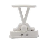 Fermaporta per camper, fermo in nylon bianco per porte a battente, chiusura silenziosa, anti-collisione, per accessori di modifica camper Dudok