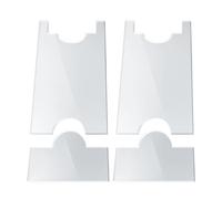 Fermaporta per divano da parete, trasparente, antiscivolo, antigraffio, distanziatore da parete sotto il divano, per una maggiore protezione di ventilazione per divano, armadio da tavolo, casa