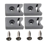 Fermaporta per doccia con vite 4 set Preforato Fermaporta di ricambio per porta scorrevole Blocco protettivo anti-collisione Accessori per doccia Fermaporta in gomma Accessori per doccia Fermaporta pe