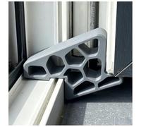 Fermaporta per finestra San Foratura blocca finestra Cuneo per Baia Vetrata | Set di 2 fermaporta per finestra, apertura per ventilazione, fermaporta riutilizzabile, per casa, appartamento