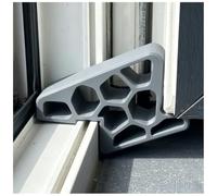 Fermaporta per finestra, senza foratura, confezione da 2, per vetrate, blocco finestra aperta per ventilazione, fermaporta riutilizzabile per casa, appartamento, ufficio e hotel