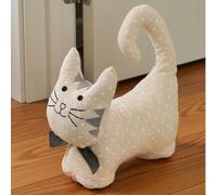 Fermaporta per Gatti per Porta Silenziosa e Tocco Decorativo con Materiali