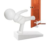Fermaporta per la parte inferiore della porta, 3 cm, simpatica figura in, protezione paraurti per la sicurezza, previene alle pareti, ideale per camera da, casa, ufficio