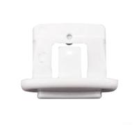 Fermaporta per lavastoviglie WD12X10304, parte di ricambio: componente di chiusura in plastica bianca per la riparazione di elettrodomestici da cucina, manutenzione fai da te e fissaggio della