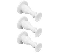 Fermaporta per lavatrice a caricamento frontale, in gomma, accessori per uso familiare, 3 pezzi (bianco)