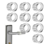 Fermaporta per maniglia, protezione da parete per fermaporta - Fermaporta 9X per la casa | Nessuna per trapano Maniglia Buffer Nessuna maniglia per porta trapano Lo schermo da parete previene alla par