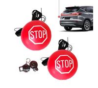 Fermaporta per parcheggio per garage, ausilio per vialetto con corda di sicurezza per il posizionamento del veicolo, guida per ruote in gomma per SUV, berlina, camion, camper, roulotte, casa, garage