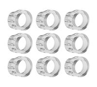 Fermaporta per parete, fermaporta | 9X protezioni da parete trasparenti per pulsanti - da parete di protezione, cuscinetto per maniglie, protezione contro gli urti di por