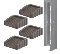 Fermaporta Per Parte Inferiore Porta - Cunei in Gomma per Porte - Antiscivolo 4 Pezzi Fermaporta Bidirezionale Sicurezza Casa Hotel Privacy
