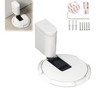Fermaporta per pavimento, fermaporta magnetico, fermaporta antivento per interni, mantiene la porta aperta, supporto regolabile, 2 metodi di installazione, adesivo/viti