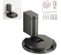 Fermaporta per pavimento, fermaporta magnetico, fermaporta antivento per interni, mantiene la porta aperta, supporto regolabile, 2 metodi di installazione, adesivo/viti