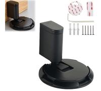 Fermaporta per pavimento, fermaporta magnetico, fermaporta antivento per interni, mantiene la porta aperta, supporto regolabile, 2 metodi di installazione, adesivo/viti