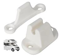 Fermaporta per per mantenere la porta aperta, Fermo per Supporto quadrato in silicone bianco Supporto a forma di T per fermo di fissaggio per roulotte, barca, serratura