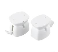 Fermaporta per roulotte in nylon per roulotte e rimorchi per camper, accessori per porte sicure bianco o nero, facile da installare, mantiene le porte stabili durante i viaggi (2 pezzi, bianco)