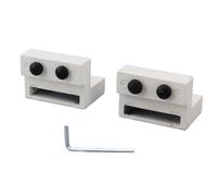 Fermaporta per stalla Accessori hardware per porta scorrevole bianca con chiave esagonale per camera da letto Soggiorno Acciaio al carbonio Materiale ABS 163 g Confezione da 2