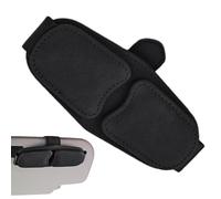 Fermaporta per visiera, clip per visiera, organizer sicuro e pratico per viaggi, spostamenti quotidiani e guida esterna su parabrezza, Nero , Consulte la descripción