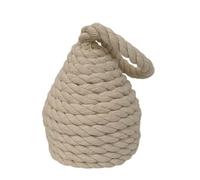 Fermaporta ponderato | Fermaporta in cotone con nodo in corda con maniglia - Scarabeo porta fattoria rustico, fermaporta interna ponderata, fermalibri, per finestre, giocattoli per chi