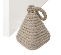 Fermaporta ponderato | Protezione da parete | Blocker mantiene la porta aperta | Fermaporta in cotone con nodo in corda | Fermaporta interno | Fermalibri a cuneo | Supporto portatile |