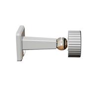 Fermaporta, Porta in gomma S per | Porta di attesa multicolore aperta: gomma al neodimio S con cuscinetto in silicone for pavimento a parete(Gray)