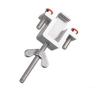 Fermaporta portatile a forma di U, regolabile, con struttura in metallo, per viaggi e sicurezza domestica, si adatta alla maggior parte delle porte con apertura interna (lunghezza)