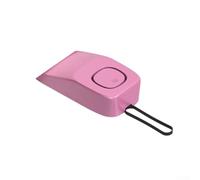 Fermaporta portatile con sirena da 70 dB, tecnologia a doppio sensore e regolazione del rullo, per la sicurezza delle camere d'albergo, colore nero (rosa)