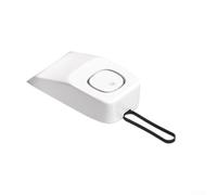 Fermaporta portatile con sirena da 70 dB, tecnologia a doppio sensore e regolazione del rullo, per la sicurezza della camera d'albergo, colore nero (bianco)